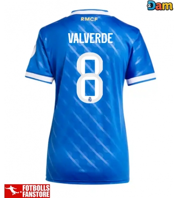 Real Madrid Federico Valverde #8 Tredje Tröja Dam 2025-26 Kortärmad